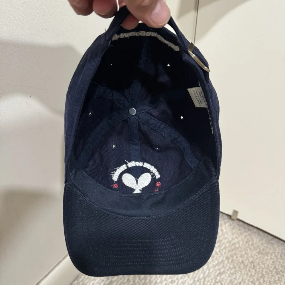 US Open 2001 Hat Cap Blue Twins Enterprise StrapBack Mens Tennis Embroidered